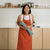Linen Bib Apron One Size Cinnamon Red
